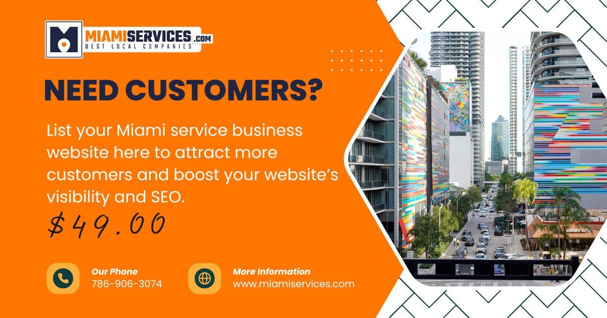 List your site on Miami Business Directory